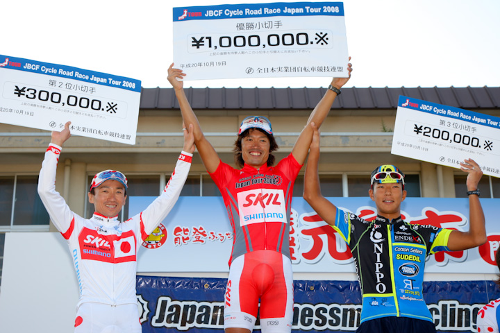 08年の総合優勝は狩野智也(シマノレーシング)。今年はチームと個人の両方が表彰対象に