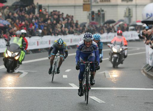 4位でゴールするフランチェスコ・レーダ(イタリア、クイックステップ)