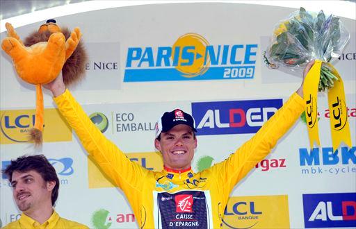 パリ〜ニースで初総合優勝に輝いたルイスレオン・サンチェス(スペイン、ケースデパーニュ)