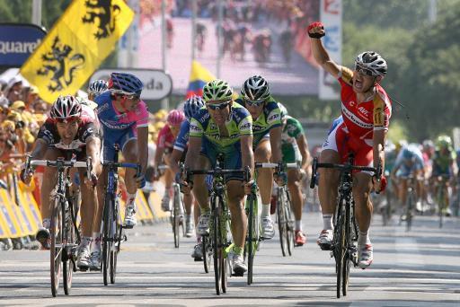 2007年ツールでステージ優勝を飾ったロバート・ハンター(南アフリカ、バルロワールド)