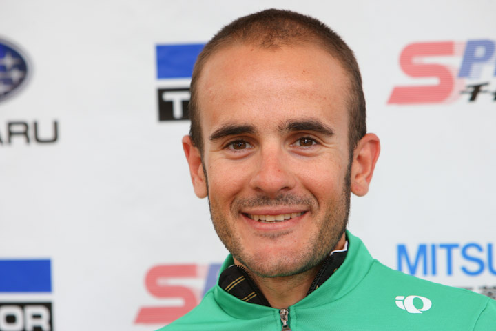 コースレコードの40分21秒で優勝、総合首位に立ったセルヒオ・パルディージャ(カルミオーロ・Aスタイル)
