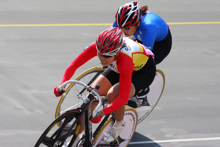 A女子スプリント 篠崎新純が松本世良を下して優勝