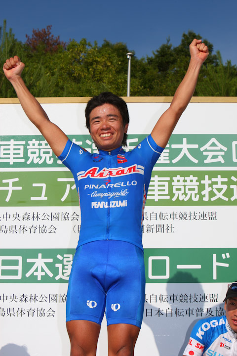 日本チャンピオンに輝いた西谷泰治(愛三工業レーシングチーム)