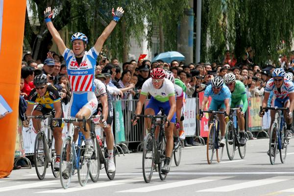 最終ステージを制したトム・フィーラース(オランダ、スキル・シマノ)