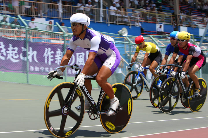 ケイリン 福田拓也(作新学院)が優勝