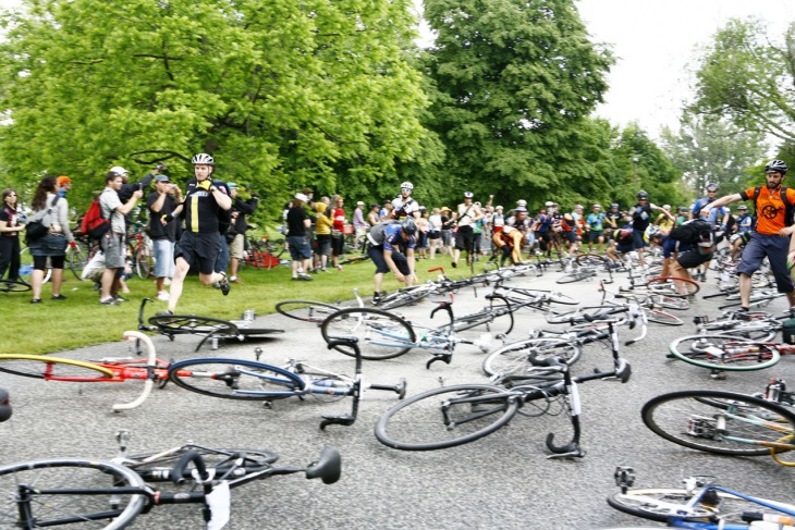 CMWC2008トロント大会の様子 ルマン方式のいっせいスタート!