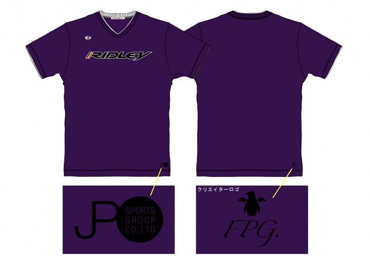 UNIQLO x PINARELLO ユニクロ企業コラボTプロジェクト Ridley Tシャツ