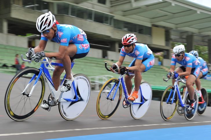 団体追抜4km 朝日大学(大場政登志・武田直也・山本琢也・渡邉浩幸)