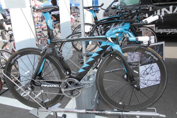 チームスカイが乗ったピナレロのタイムトライアルモデルが発表されていた！