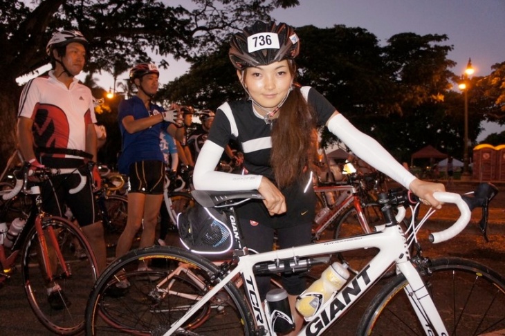 モモちゃんが今年はロードバイクと共に帰ってきた!