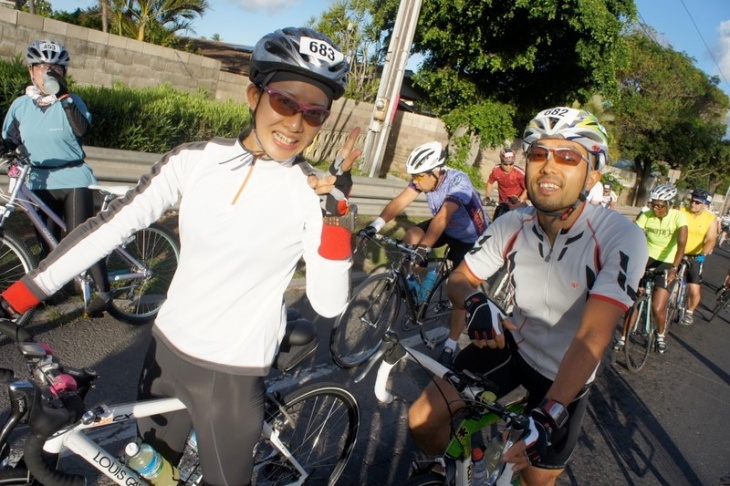 ご夫婦で100マイルにチャレンジするのは、永田さんご夫婦。今までは100kmくらいまでしか走ったことが無かったので、行けるところまで!
