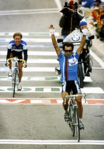 1986年世界選手権ロードを制したモレーノ・アルジェンティン(イタリア)