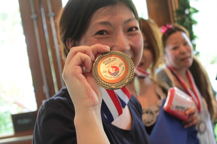 クォッド女子優勝のメダル 感激です