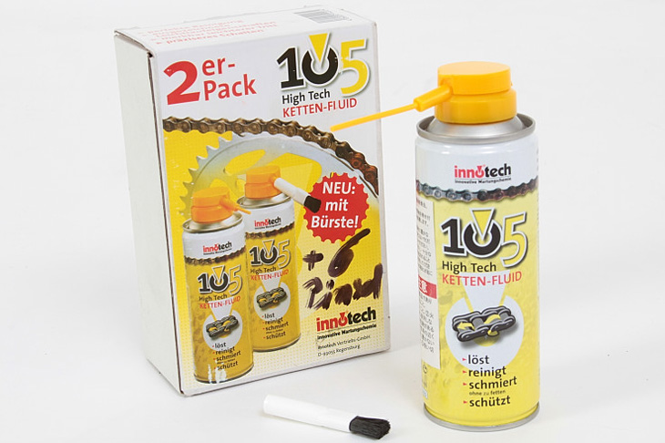 INNOTECH SIL105 このスプレー1つで、汚れの除去、内部の洗浄、注油、保護、という4つ効果を発揮する