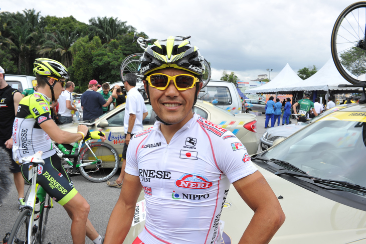 最終ステージに挑む宮澤崇史（ファルネーゼヴィーニ・ネーリ）の表情は明るい