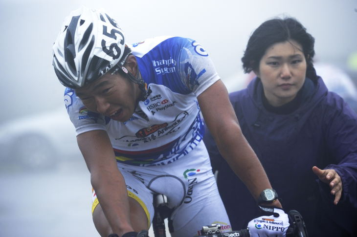 トップから8秒遅れの5位でフィニッシュした佐野淳哉(ダンジェロ&アンティヌッチィ・株式会社NIPPO)