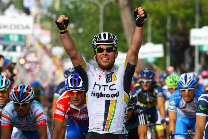 ジロ・デ・イタリアでステージ2勝を飾ったマーク・カヴェンディッシュ(イギリス、HTC・ハイロード)