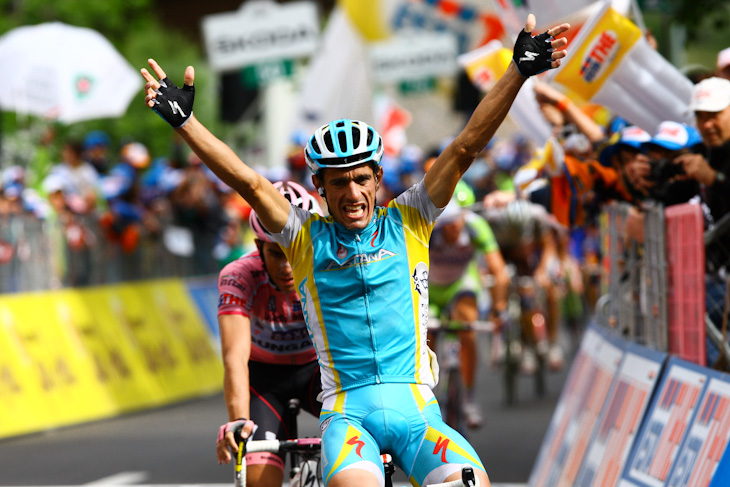 ジロ・デ・イタリア2011でプロ初勝利を飾ったパオロ・ティラロンゴ(イタリア、アスタナ)