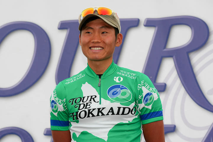 個人総合時間リーダーのジャン・キュング(大韓民国自転車競技連盟)