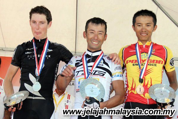 ステージ優勝を上げた福島晋一(トレンガヌ)