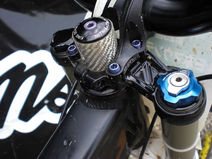 永田隼也のバイクのヘッド周り