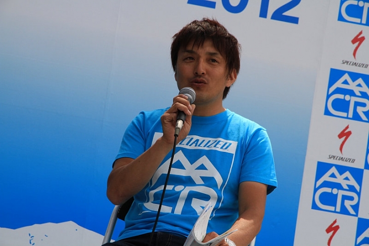 大会プロデューサーの鈴木雷太さん(BIKE RANCH)