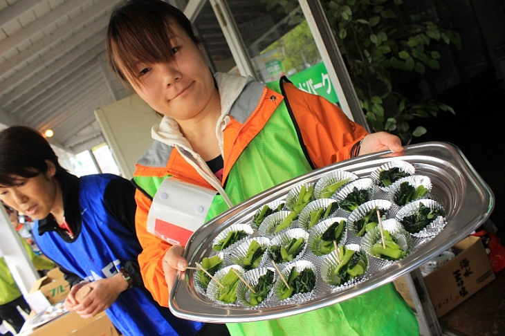 定番の野沢菜も美味しい!