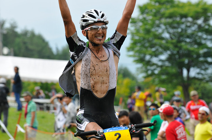 男子エリート優勝 山本和弘(キャノンデールレーシングチーム)