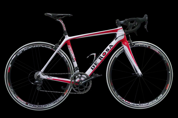 デローザ R838(White Red Carbon)