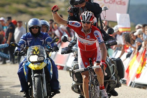 独走勝利を飾ったデニス・メンショフ(ロシア、カチューシャ)