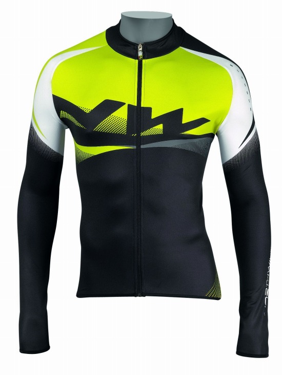 ノースウェーブ EXTREME GRAPHIC JERSEY(ブラック×イエロー)