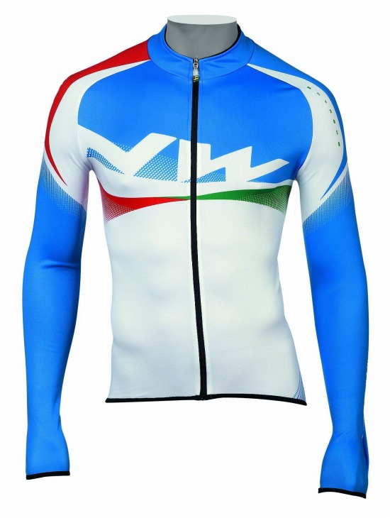 ノースウェーブ EXTREME GRAPHIC JERSEY(ホワイト×ブルー)