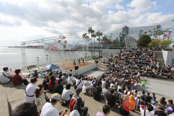 晴天に恵まれた3日間。屋外会場でのイベントも多数開催