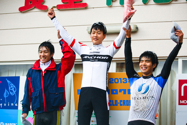 関西シクロクロス第2戦で優勝した沢田時(ブリヂストンアンカー)