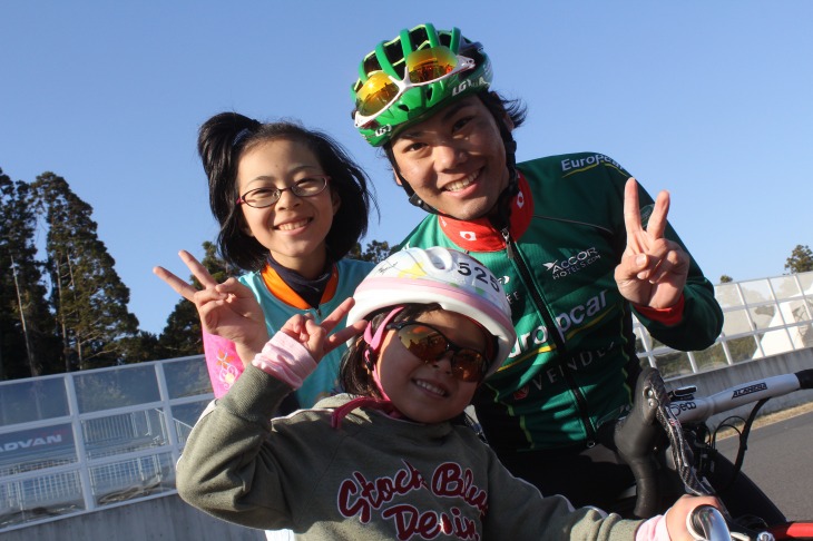 新城選手と一緒に記念撮影。いい記念になりました!