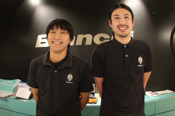ビアンキのことならショップスタッフ&メカニックにお任せ