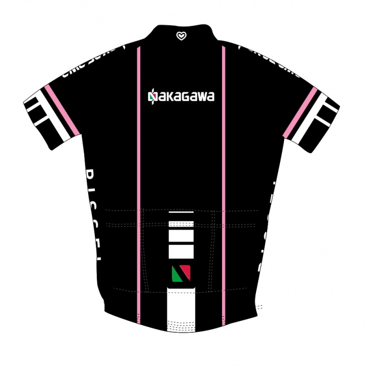 NAKAGAWAxPISSEIコラボサイクルウェア SSジャージ(背面)