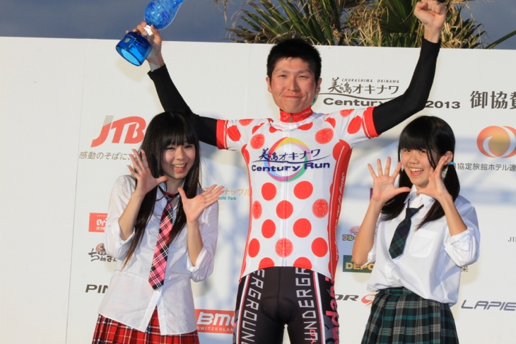ヒルクライムで優勝したのは武田祥典さん。タイムは6分01秒でした!