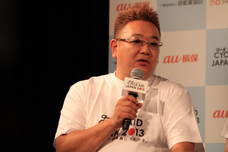 「道路も綺麗になり、走りやすい環境だと思う。イベントを通じて震災の風化を防ぎたい」