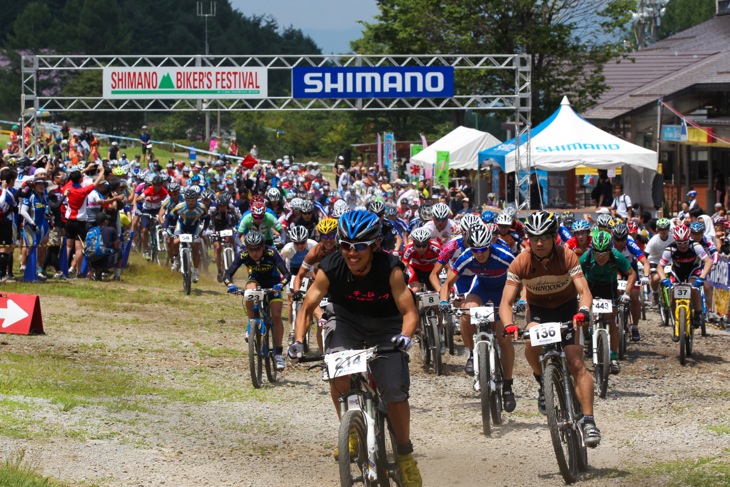 シマノバイカーズフェスティバルは真夏のMTBの祭典だ(写真は2012年大会より)
