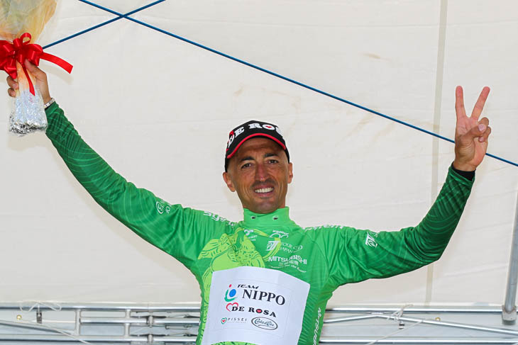 個人総合リーダーとなったフォルッナート・バリアーニ(チームNIPPO・デローザ)