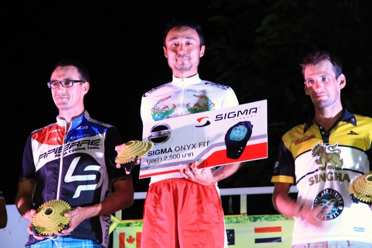 ステージを制した武井きょうすけ武井きょうすけ(フォルツァ・ニールプライド)