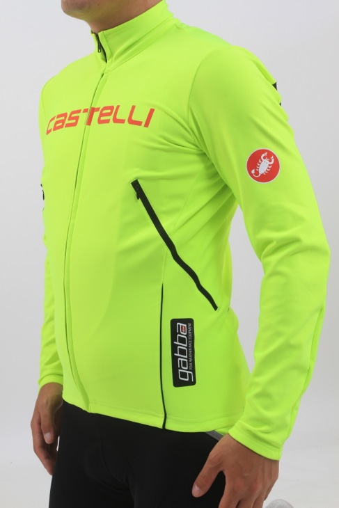 カステリ GABBA WS LONG SLEEVE JERSEY(イエローフルオ)