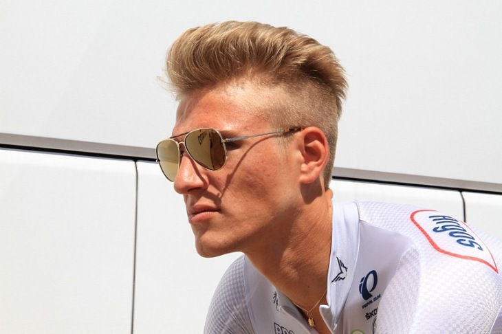 クラシックなヘアスタイルのマルセル・キッテル(ドイツ、アルゴス・シマノ)
