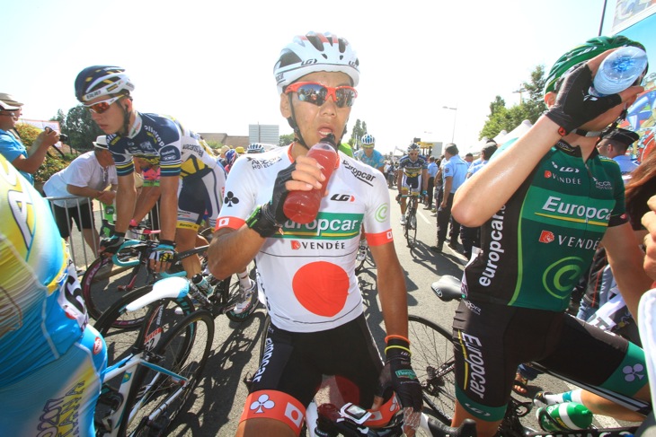 指の怪我をおして走った新城幸也(ユーロップカー)。思った以上に痛みがハンデとなった