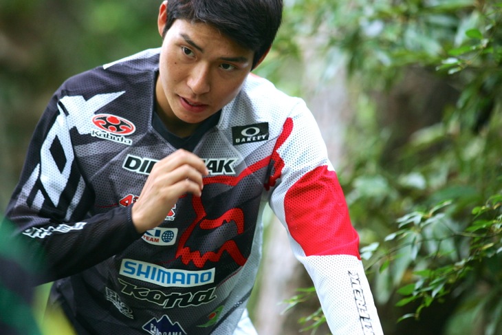 清水一輝(写真は2013年全日本選手権DH)