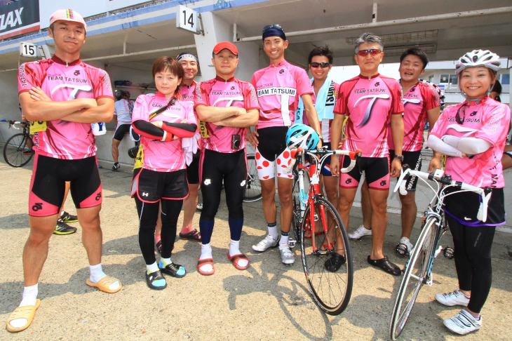 メンバーの中にはお医者さんも TEAM TATSUMIのみなさん