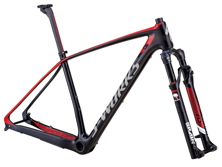 スペシャライズド S-WORKS STUMPJUMPER HT CARBON 29 FRAMESET(Gloss Carbon/White/Red)