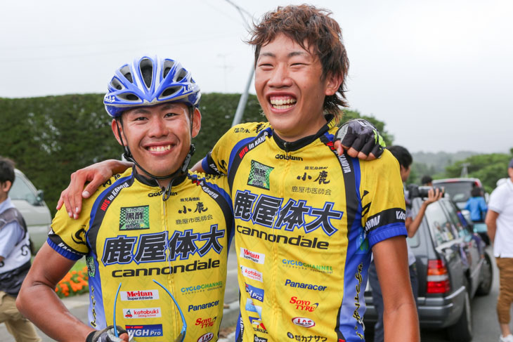 日本一の徳田兄弟。兄の鍛造(左)は全日本ロードU23チャンピオン