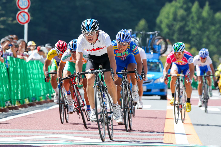 2013年 国民体育大会ロード(青年の部)2位に入った西村大輝(東京・シマノレーシング)